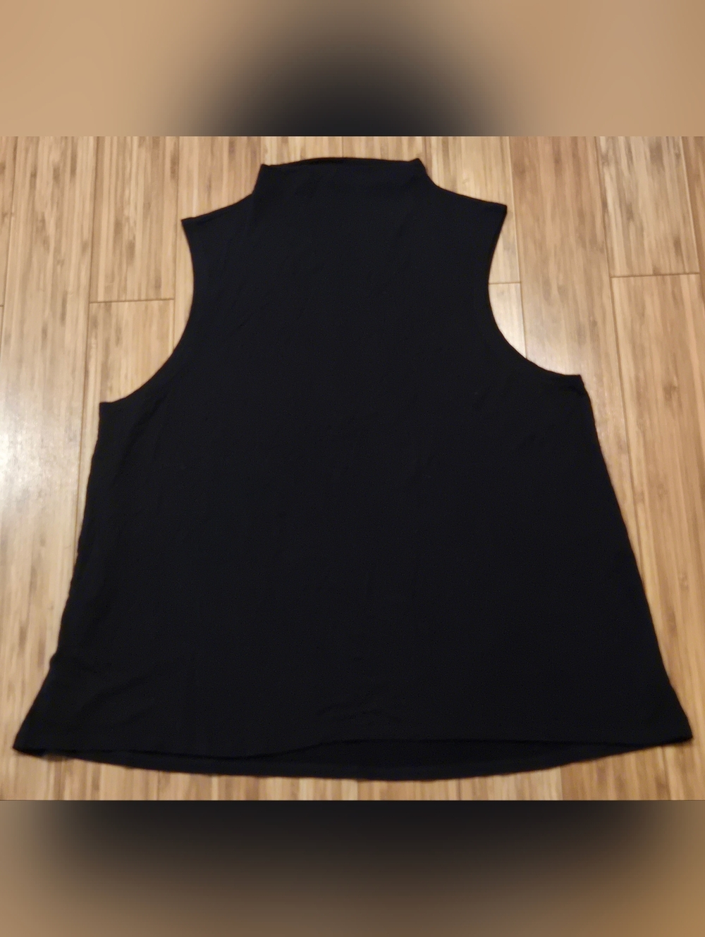 Dip Black Sleeveless Mock Neck Women's Top